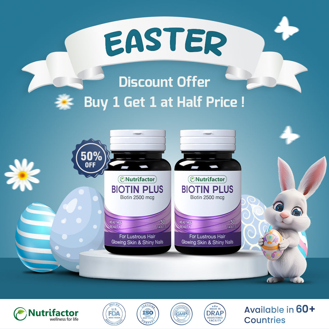 Biotin plus Easter Offer | Buy 1 Get 1 at Half Price
