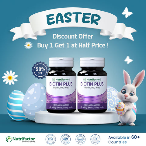 Biotin plus Easter Offer | Buy 1 Get 1 at Half Price