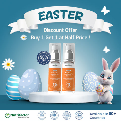 Extra C Serum Easter offer | Buy 1 Get 1 at Half Price
