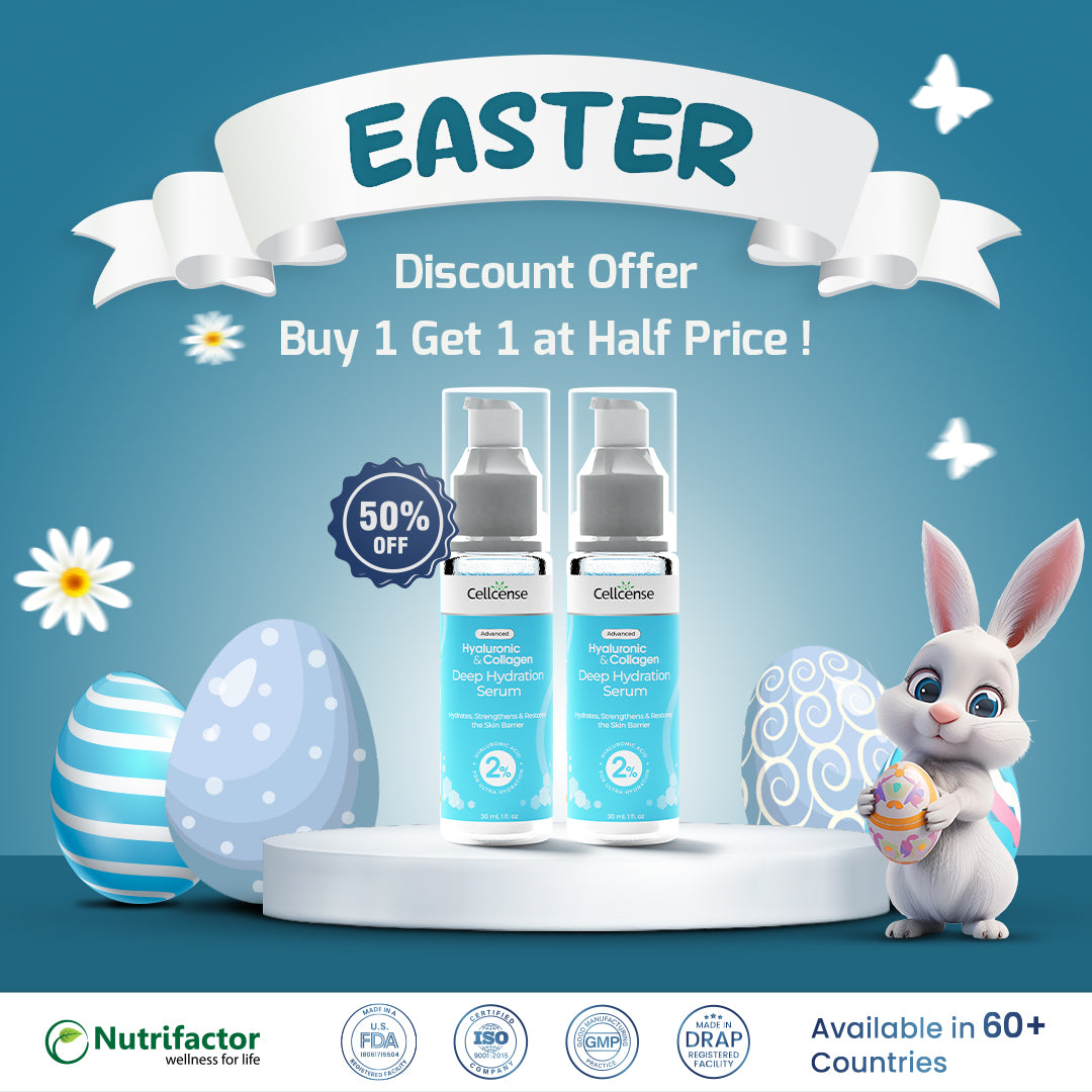 Hyaluronic Acid & Collagen Serum  Easter Offer | Buy 1 Get 1 at Half Price