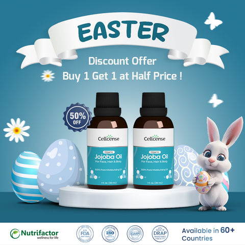 Jojoba Oil Easter Offer | Buy 1 Get 1 at Half Price