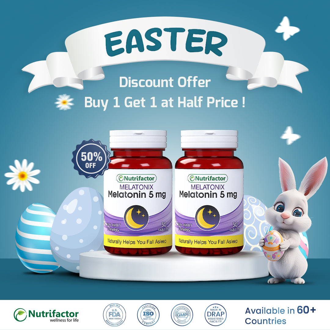Melatonix 5 mg Easter Offer | Buy 1 Get 1 at Half Price