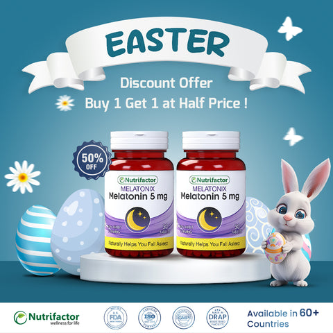 Melatonix 5 mg Easter Offer | Buy 1 Get 1 at Half Price
