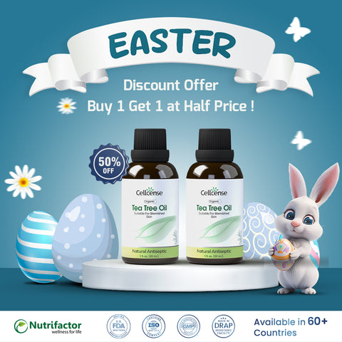Tea Tree Oil Easter Offer | Buy 1 Get 1 at Half Price