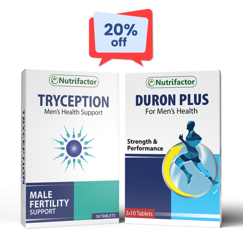 Male Fertility Support 20% OFF Bundle | Tryception + Duron Plus
